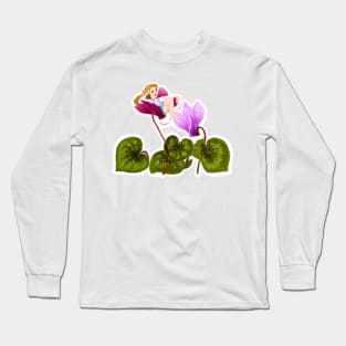 Cyclamen Girl Long Sleeve T-Shirt